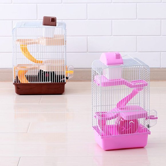 Three Storey Luxury Villa Cage Custom Fold, Hamster Cage Villa Cage for Smallpet - Picture 11 of 14
